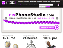 Tablet Screenshot of myphonestudio.com